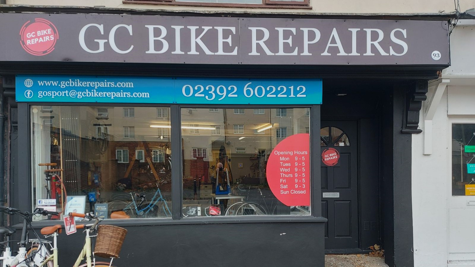 GC Bike Repairs shop in Gosport
