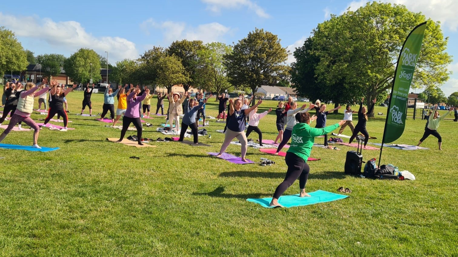 Park Yoga event in Walpole Park
