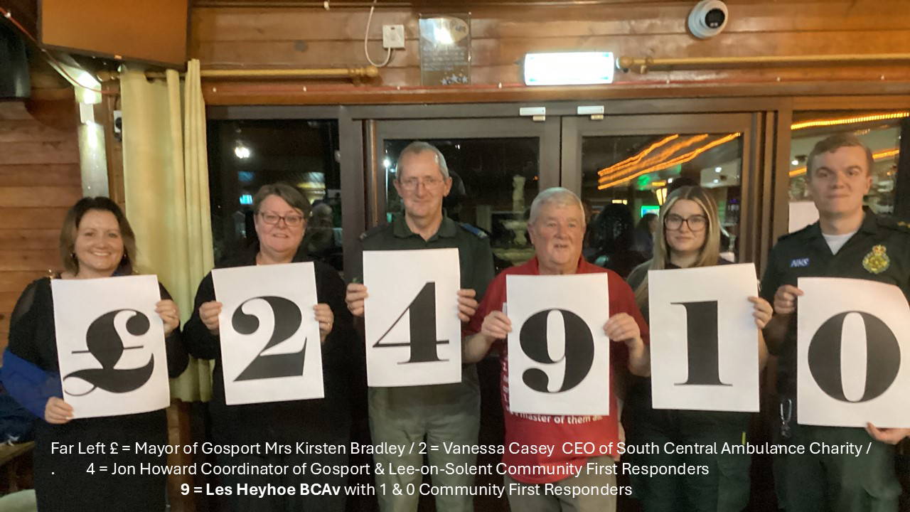 Cheque Amount 2025 Ambulance