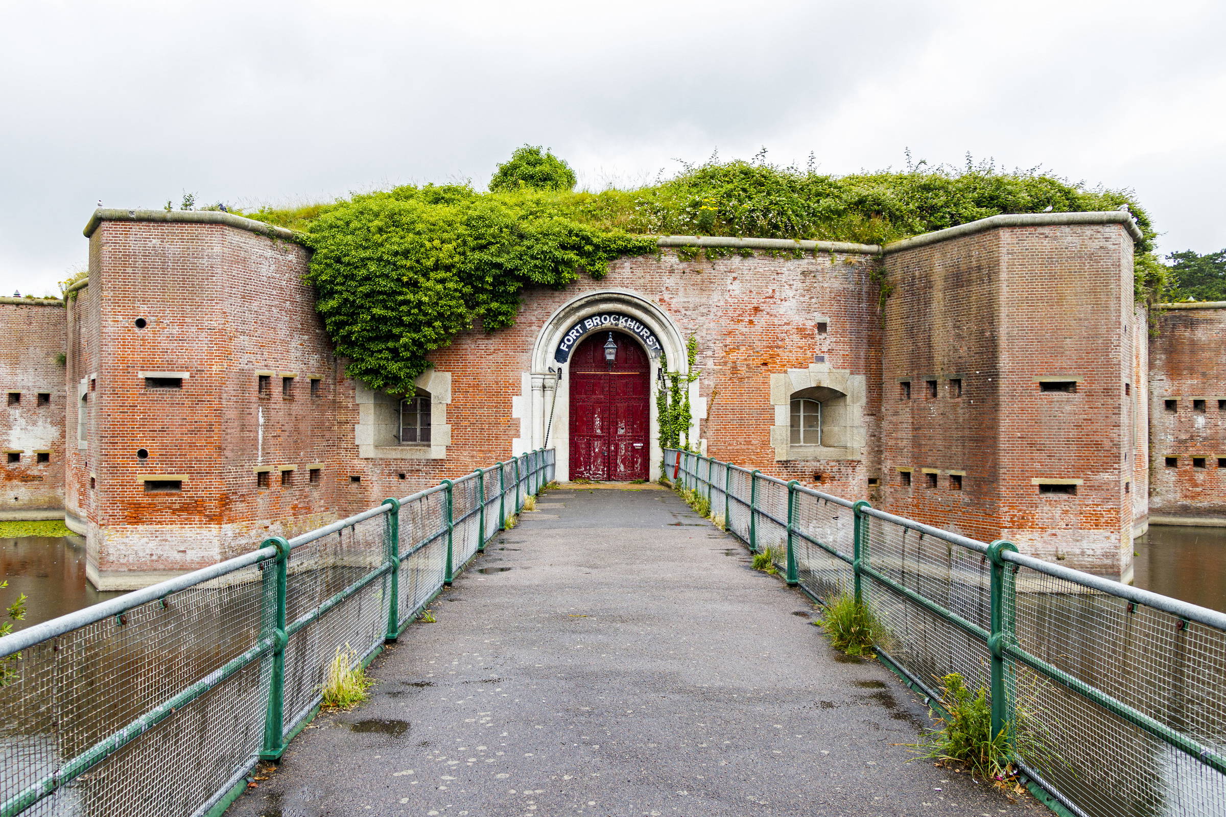 Entrance to the keep, protected by the moat or wet ditch