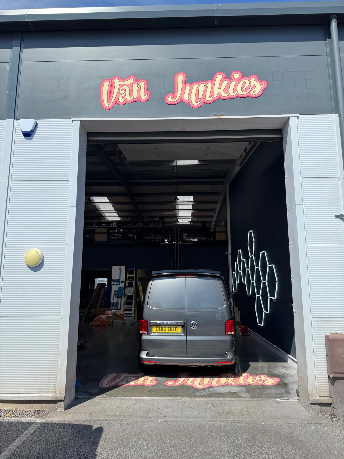 Van Junkies' garage